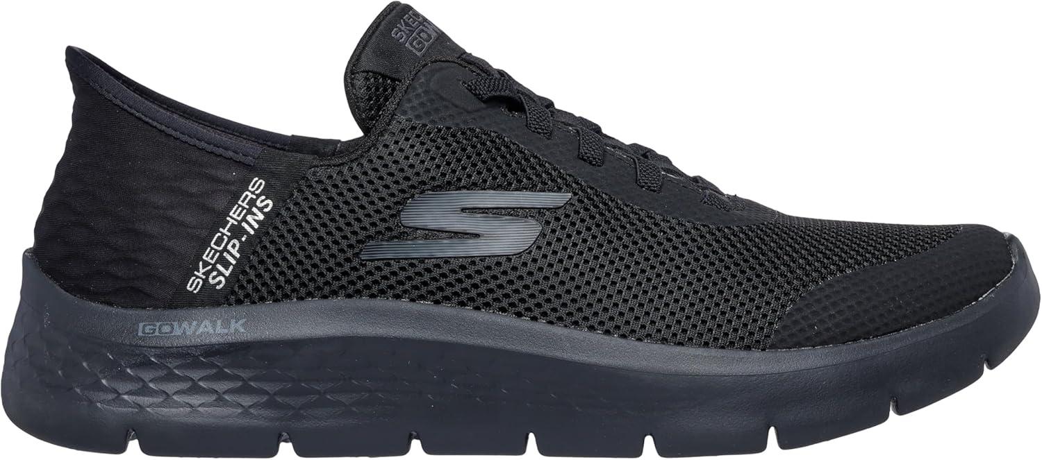 imageSkechers Mens Hands Free Slipins Go Walk FlexHands Up SneakerSneakerBlackBlack