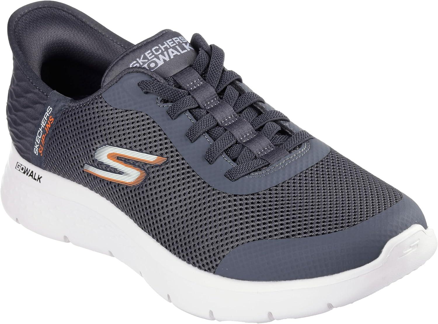 imageSkechers Mens Hands Free Slipins Go Walk FlexHands Up SneakerSneakerGrey