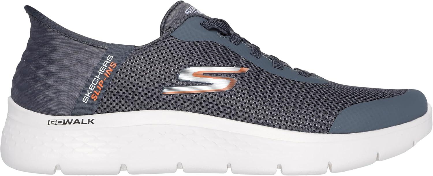 imageSkechers Mens Hands Free Slipins Go Walk FlexHands Up SneakerSneakerGrey