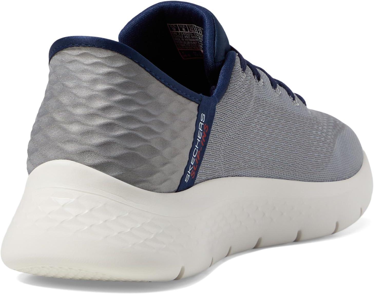 imageSkechers Mens Hands Free Slipins Go Walk FlexHands Up SneakerSneakerGreyNavy