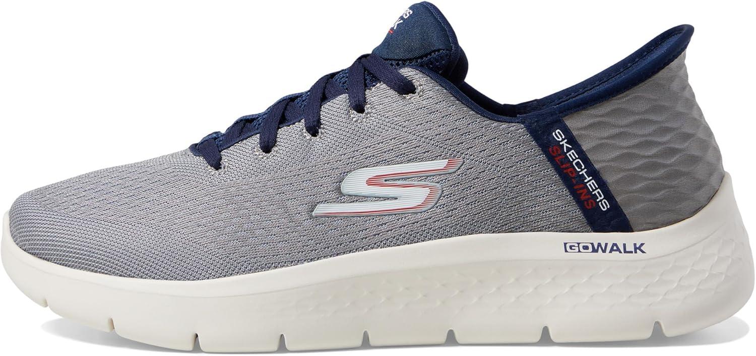 imageSkechers Mens Hands Free Slipins Go Walk FlexHands Up SneakerSneakerGreyNavy