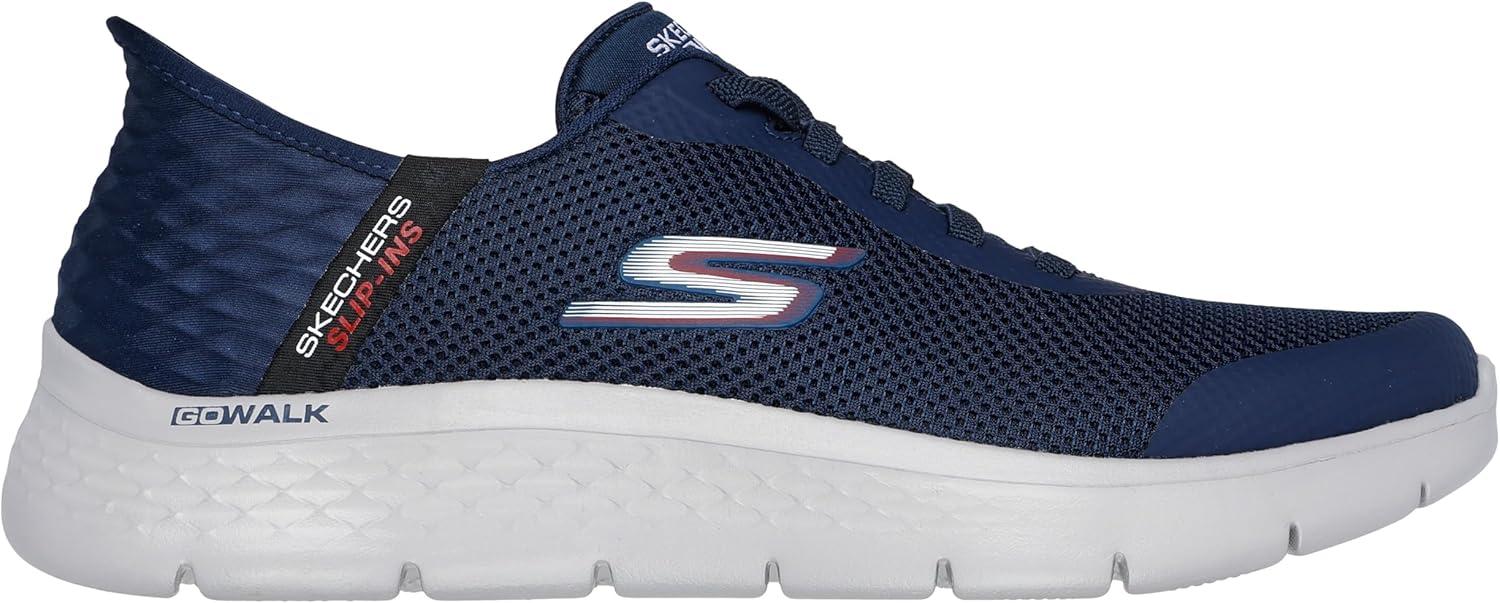 imageSkechers Mens Hands Free Slipins Go Walk FlexHands Up SneakerSneakerNavy