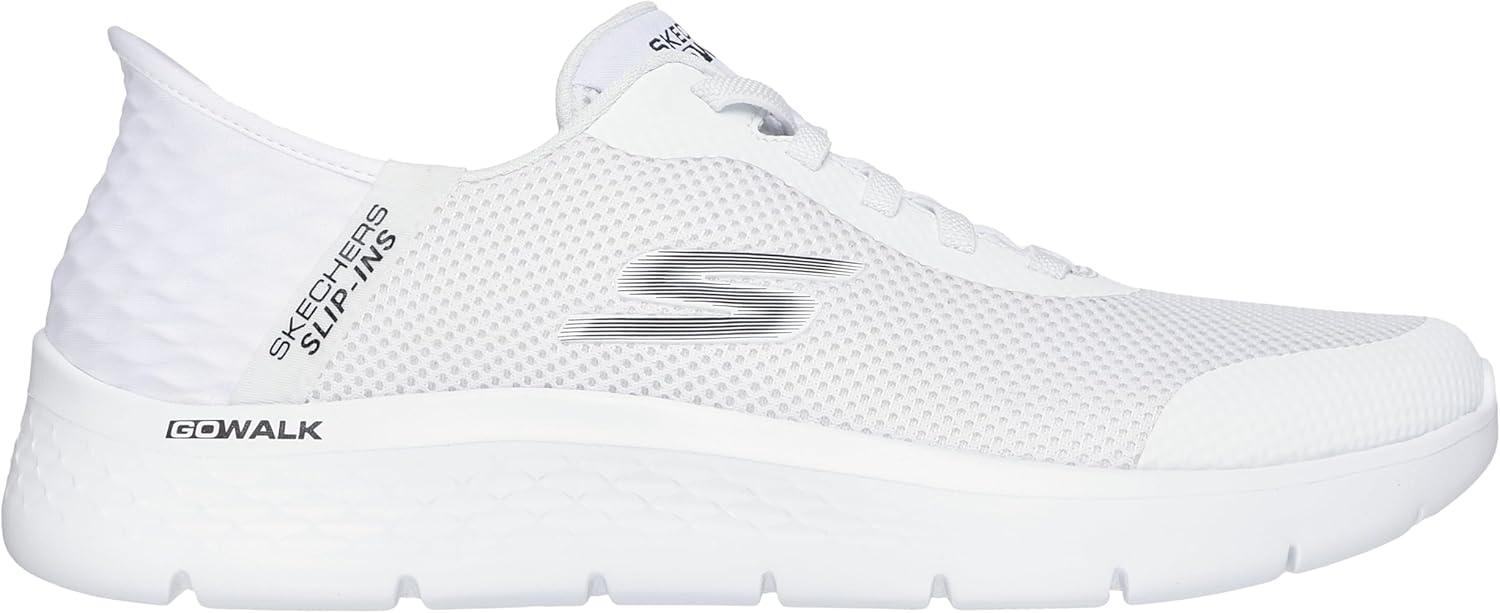 imageSkechers Mens Hands Free Slipins Go Walk FlexHands Up SneakerSneakerWhite