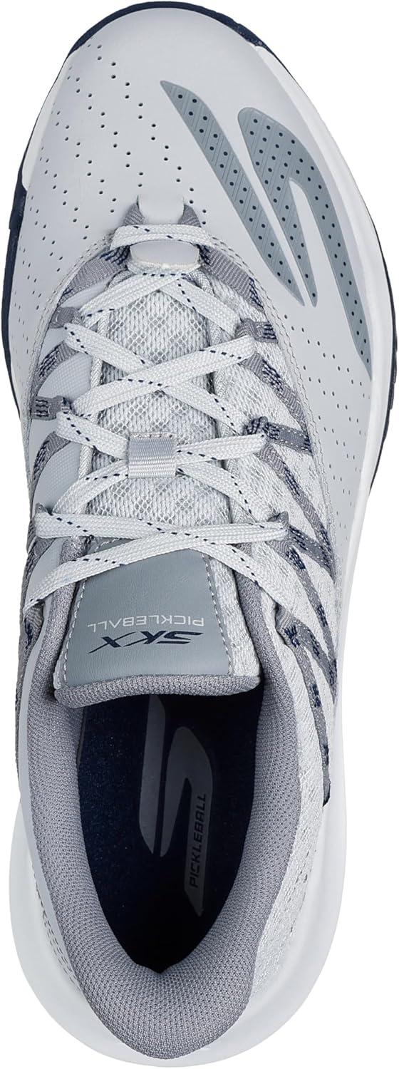 imageSkechers Mens HandsFree Slipins Viper Court Rally TrainersGreyNavy