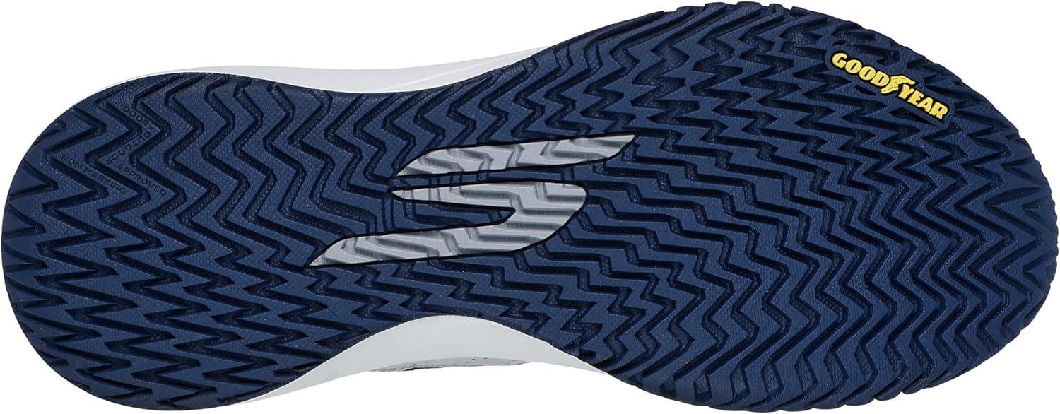 imageSkechers Mens HandsFree Slipins Viper Court Rally TrainersGreyNavy