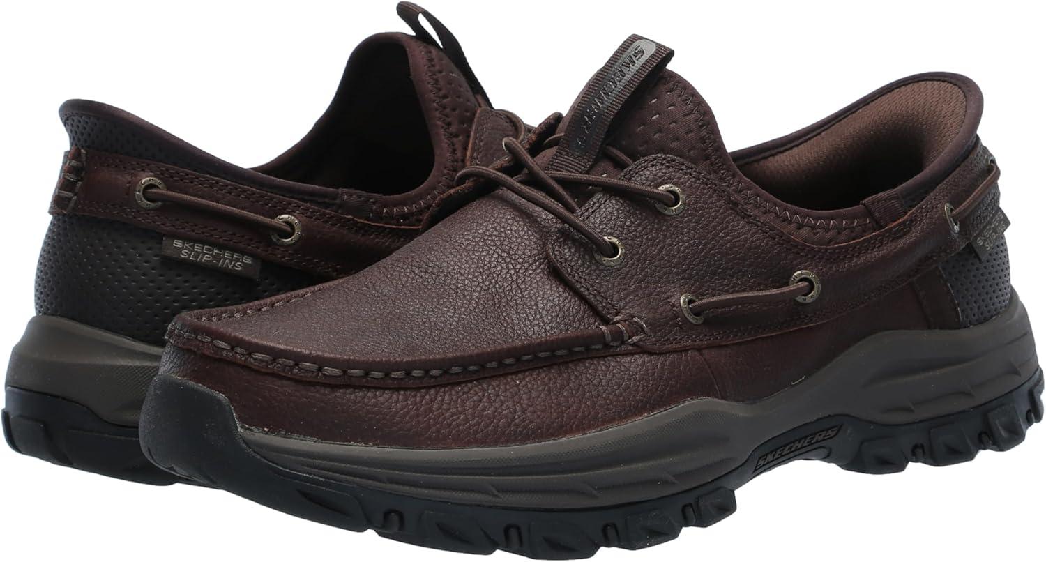 imageSkechers Mens Knowlson Shore Thing Hands Free Slipin Mens Casual Brown 7 Medium US