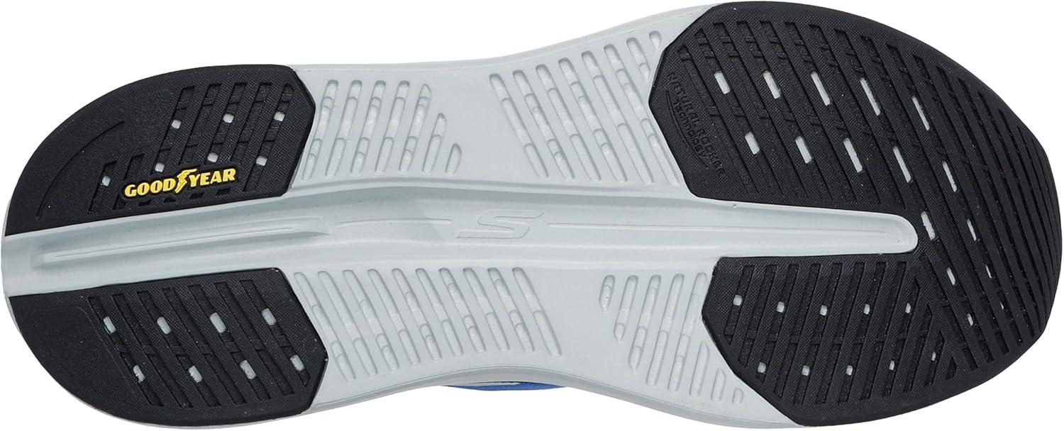 imageSkechers Mens Max Cushioning Glide Step Advert Hands Free SlipinsBlueOrange