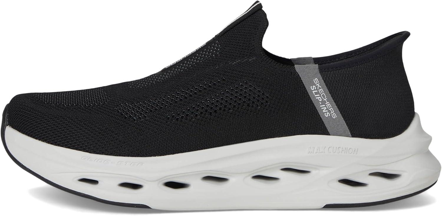 imageSkechers Mens Max Cushioning Glide Step Euclid Hands Free SlipinsBlackGrey