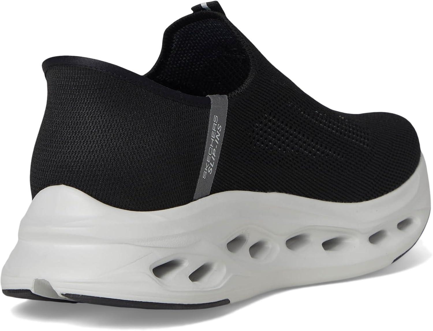 imageSkechers Mens Max Cushioning Glide Step Euclid Hands Free SlipinsBlackGrey