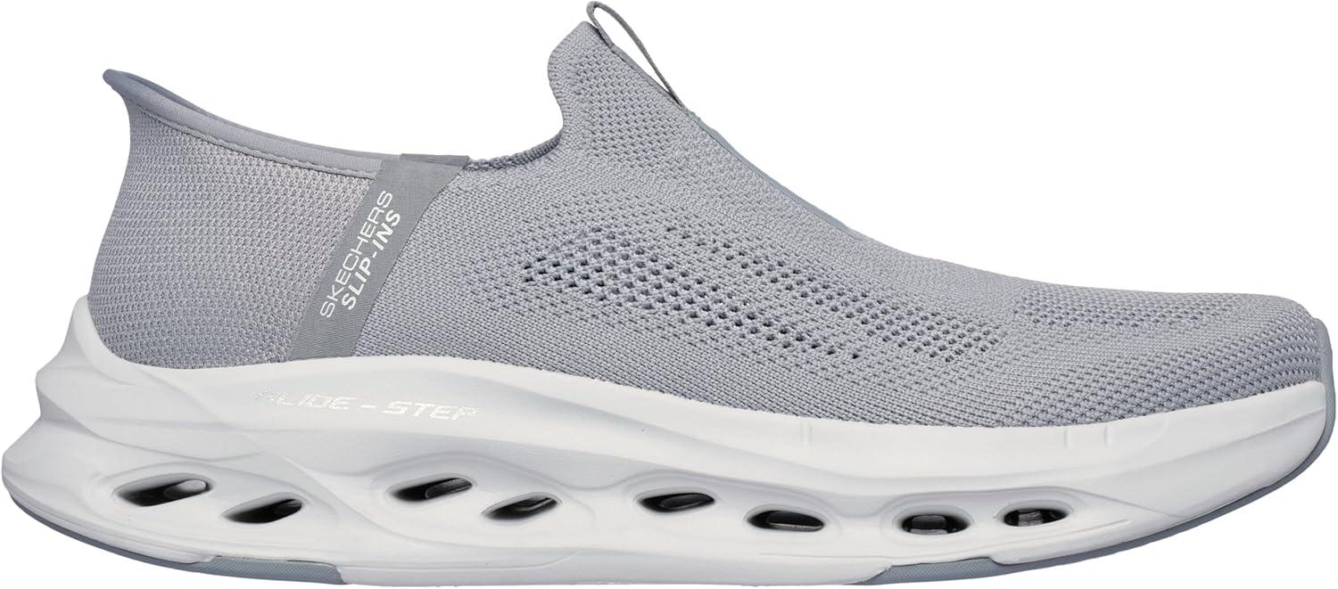 imageSkechers Mens Max Cushioning Glide Step Euclid Hands Free SlipinsGrey