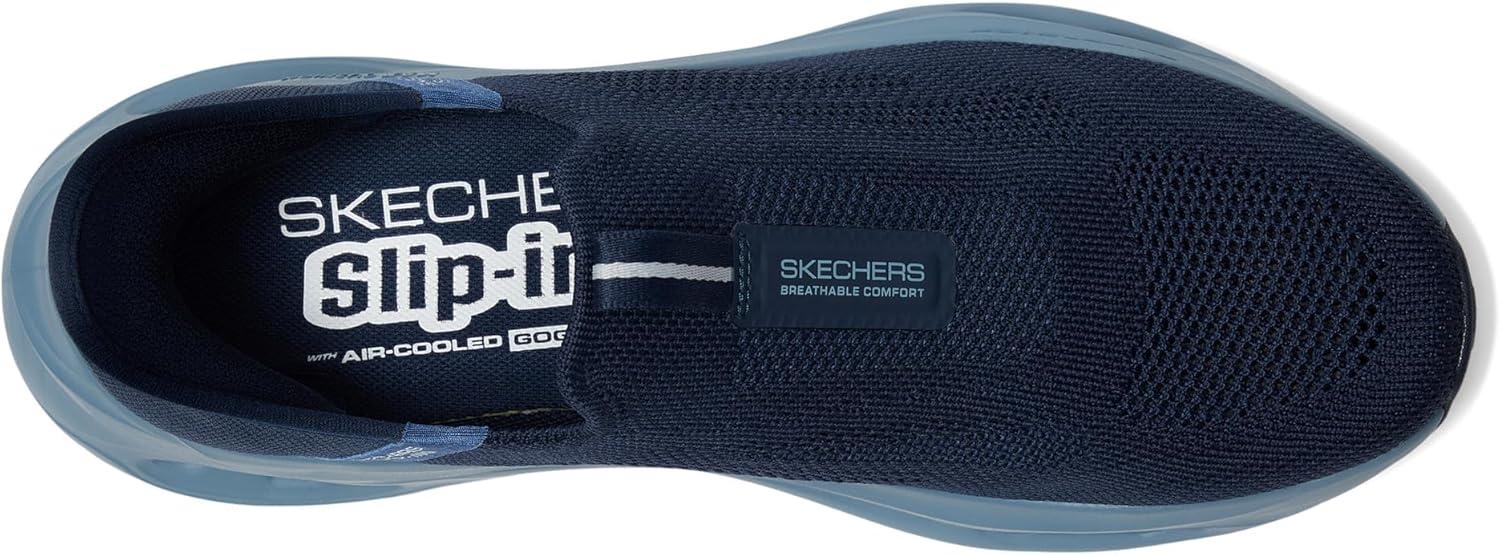 imageSkechers Mens Max Cushioning Glide Step Euclid Hands Free SlipinsNavy