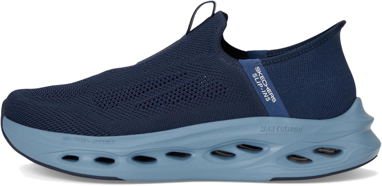 imageSkechers Mens Max Cushioning Glide Step Euclid Hands Free SlipinsNavy