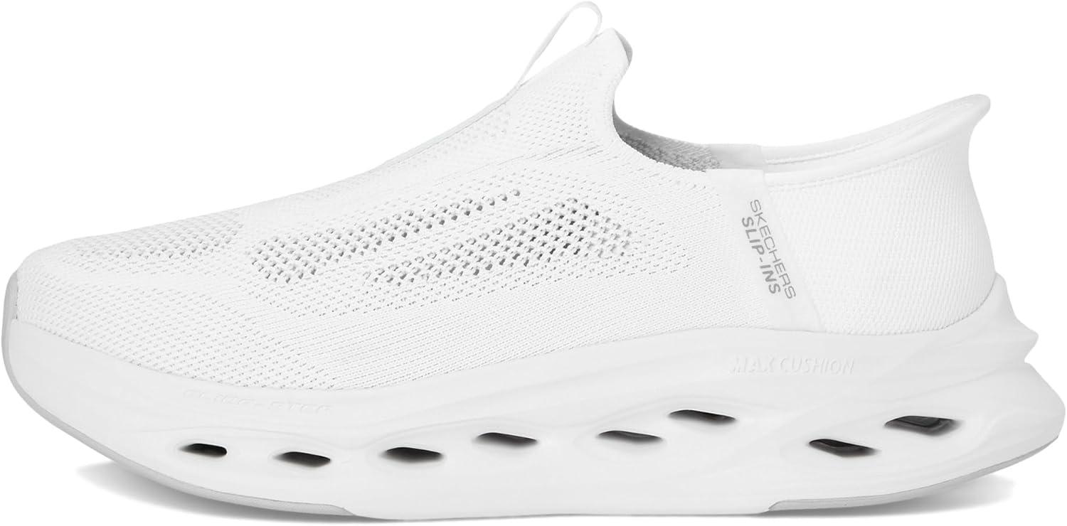 imageSkechers Mens Max Cushioning Glide Step Euclid Hands Free SlipinsWhite