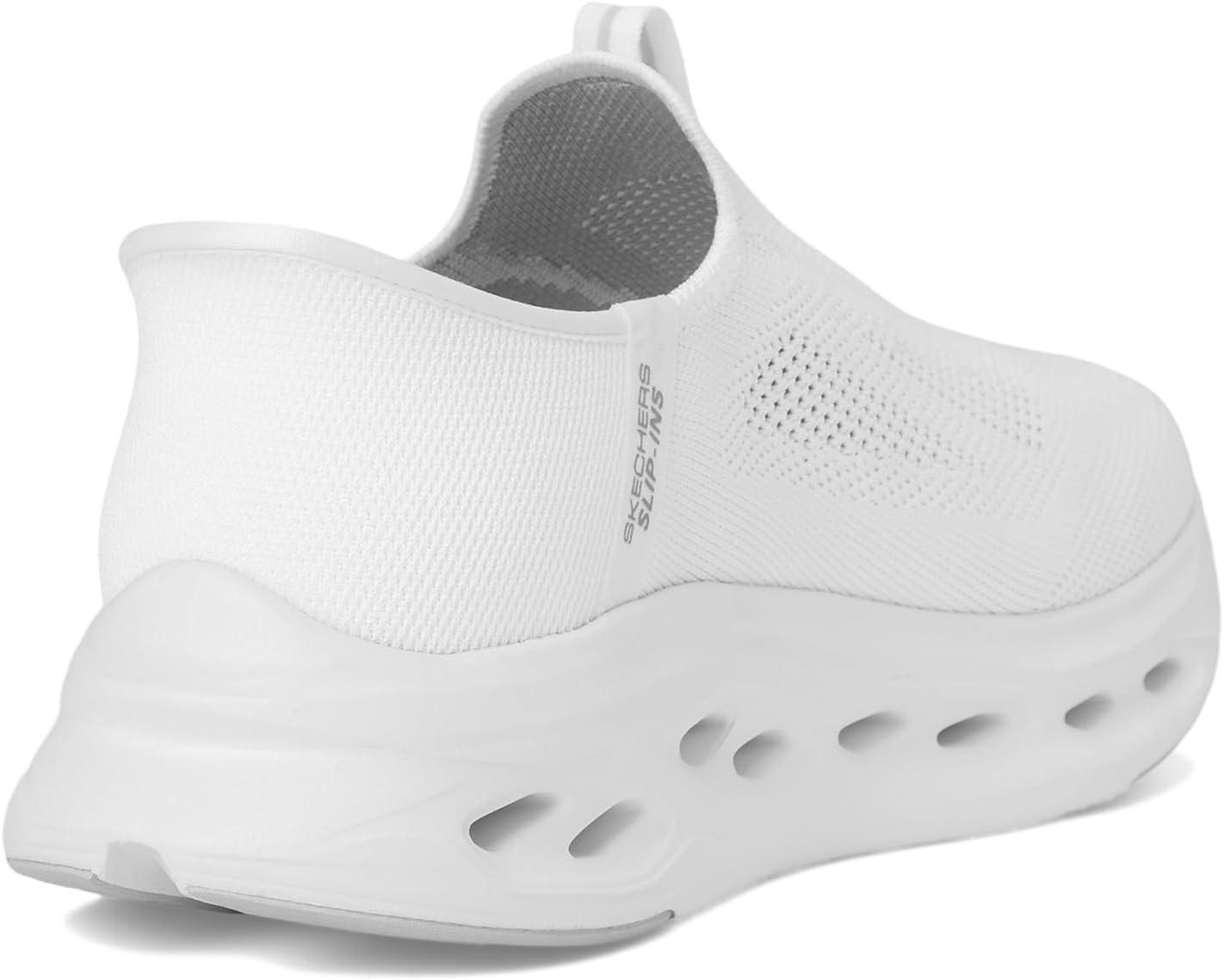imageSkechers Mens Max Cushioning Glide Step Euclid Hands Free SlipinsWhite