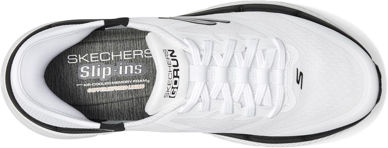imageSkechers Mens Max Cushioning Premier 20 Ascendant II Hands Free SlipinsWhiteBlack