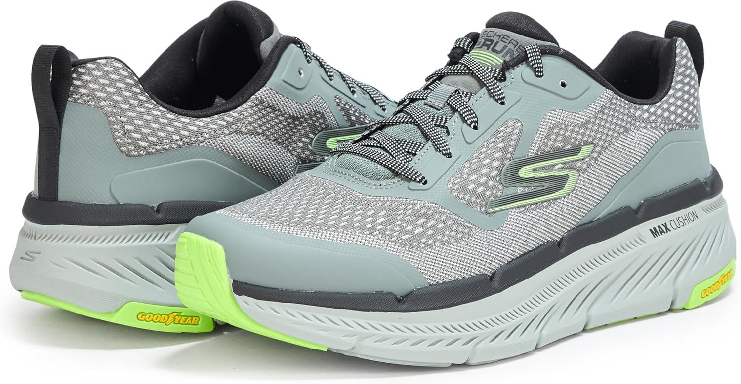 imageSkechers Mens Max Cushioning Premier Vantage 20GrayLime