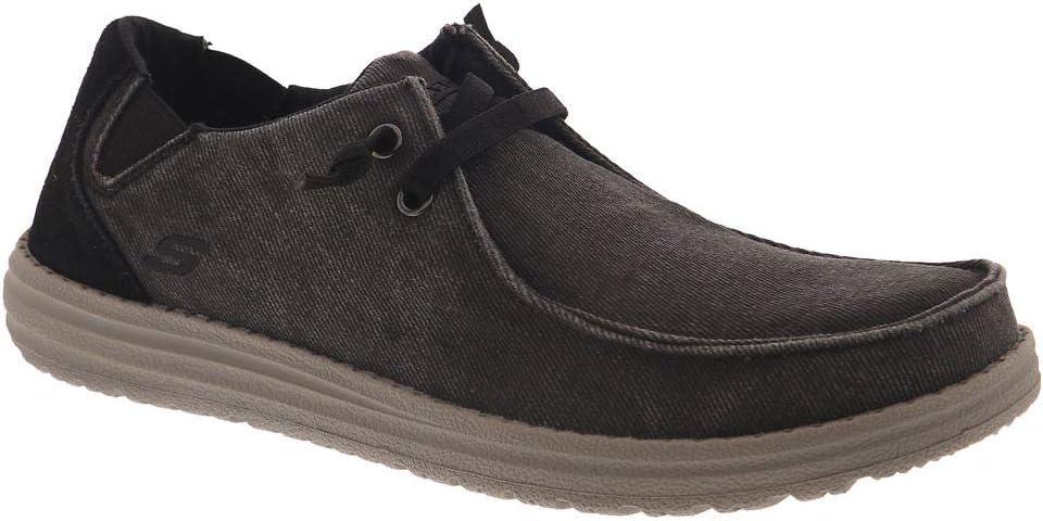 imageSkechers Mens MelsonRaymon Canvas Slip onBlack