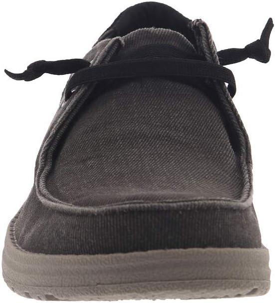imageSkechers Mens MelsonRaymon Canvas Slip onBlack
