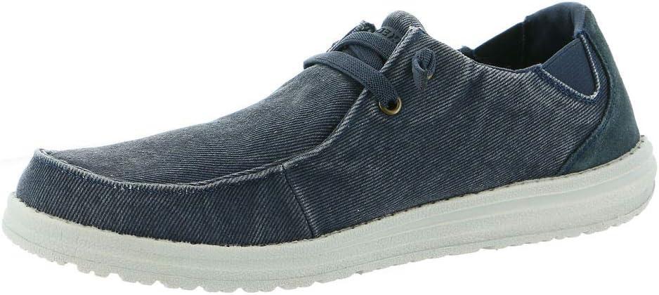 imageSkechers Mens MelsonRaymon Canvas Slip onBlu