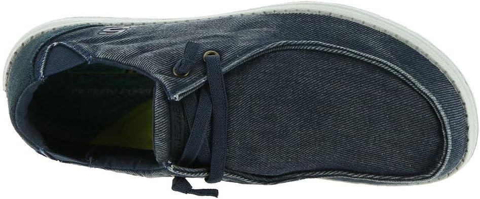 imageSkechers Mens MelsonRaymon Canvas Slip onBlu