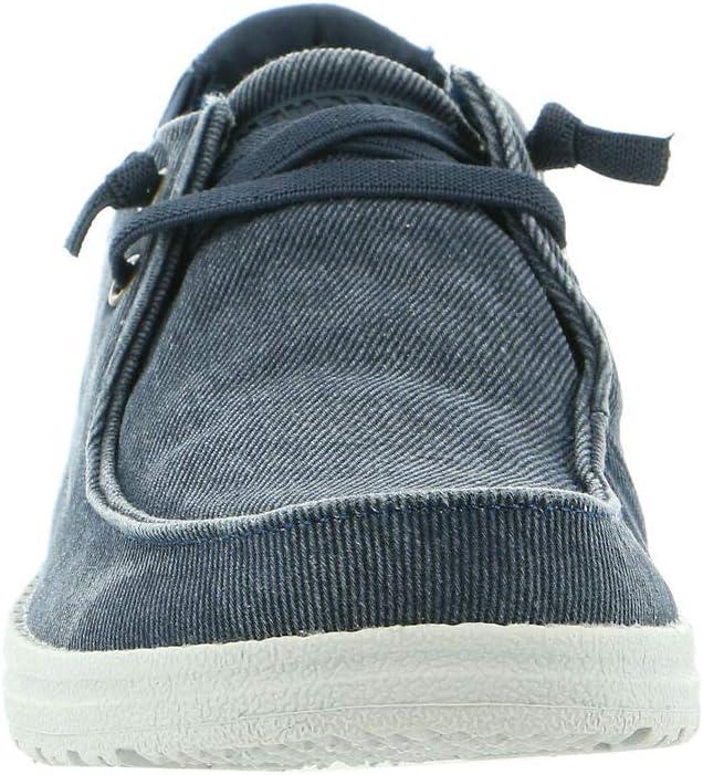 imageSkechers Mens MelsonRaymon Canvas Slip onBlu