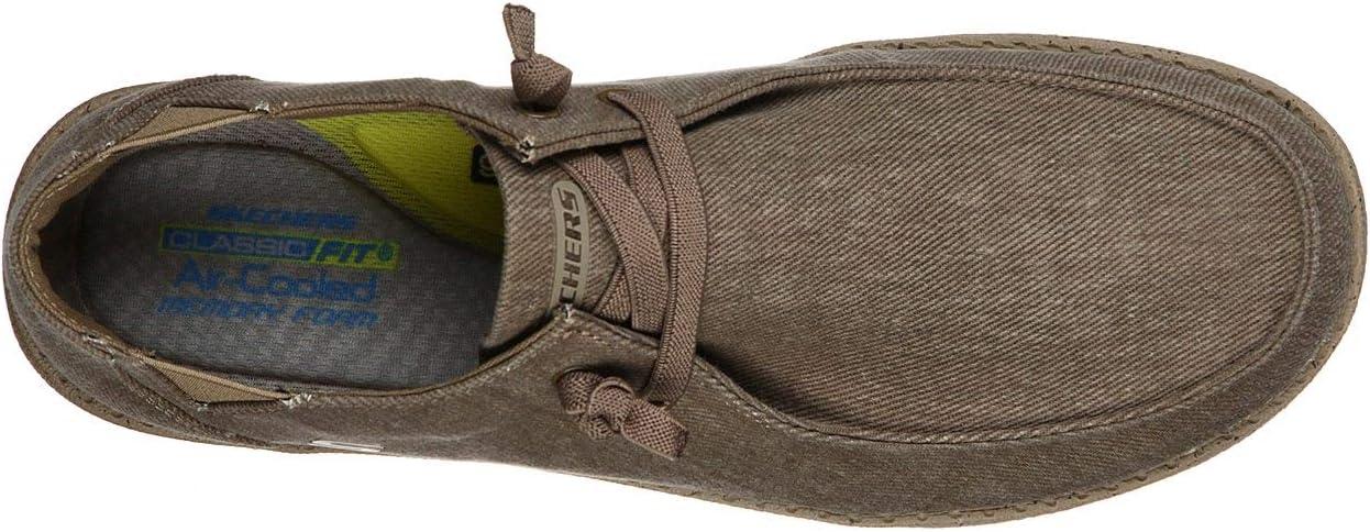 imageSkechers Mens MelsonRaymon Canvas Slip onBrown