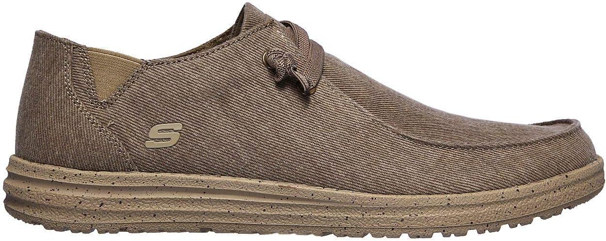 imageSkechers Mens MelsonRaymon Canvas Slip onBrown