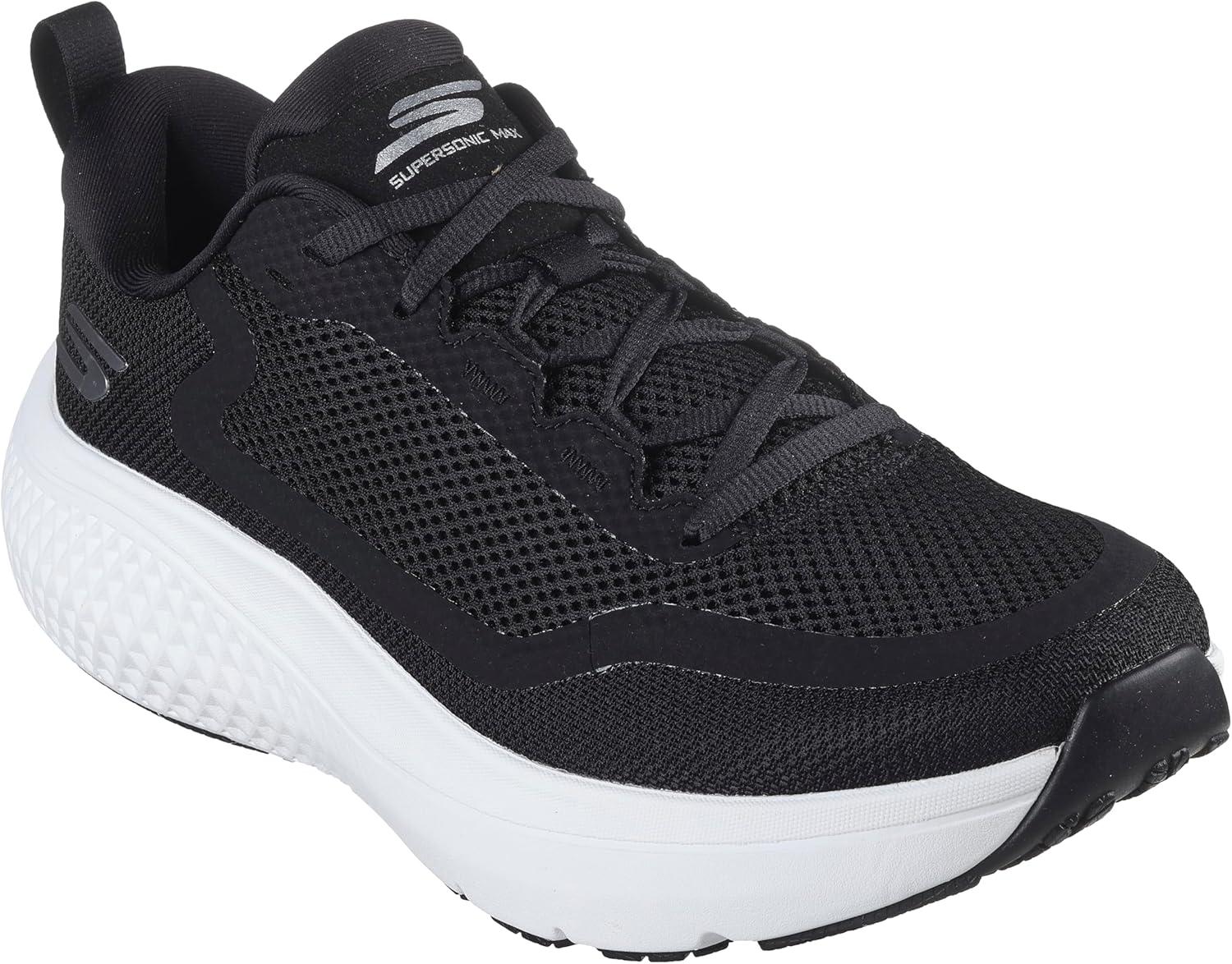 imageSkechers Mens Mens Go Run Supersonic Max SneakerBlackWhite