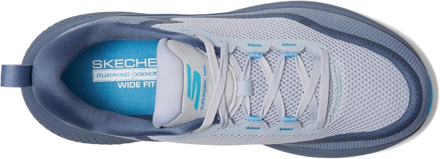 imageSkechers Mens Mens Go Run Supersonic Max SneakerSilverTaupe