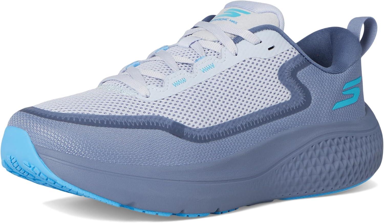 imageSkechers Mens Mens Go Run Supersonic Max SneakerSilverTaupe