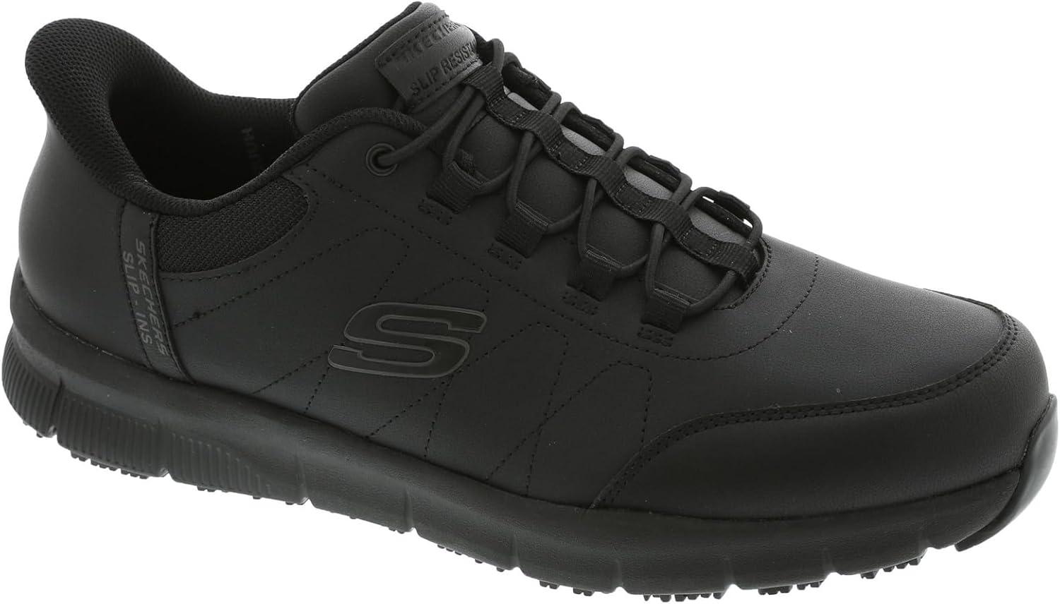 imageSkechers Mens Mens Hands Free Slip Ins Nampa Knotly Bungee Athletic SrBlack