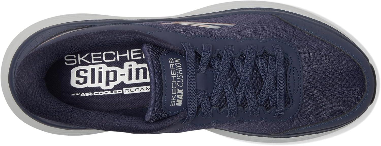 imageSkechers Mens Mens Hands Free Slipins Max Cushioning Endeavour Cardova SneakerNavyOrange