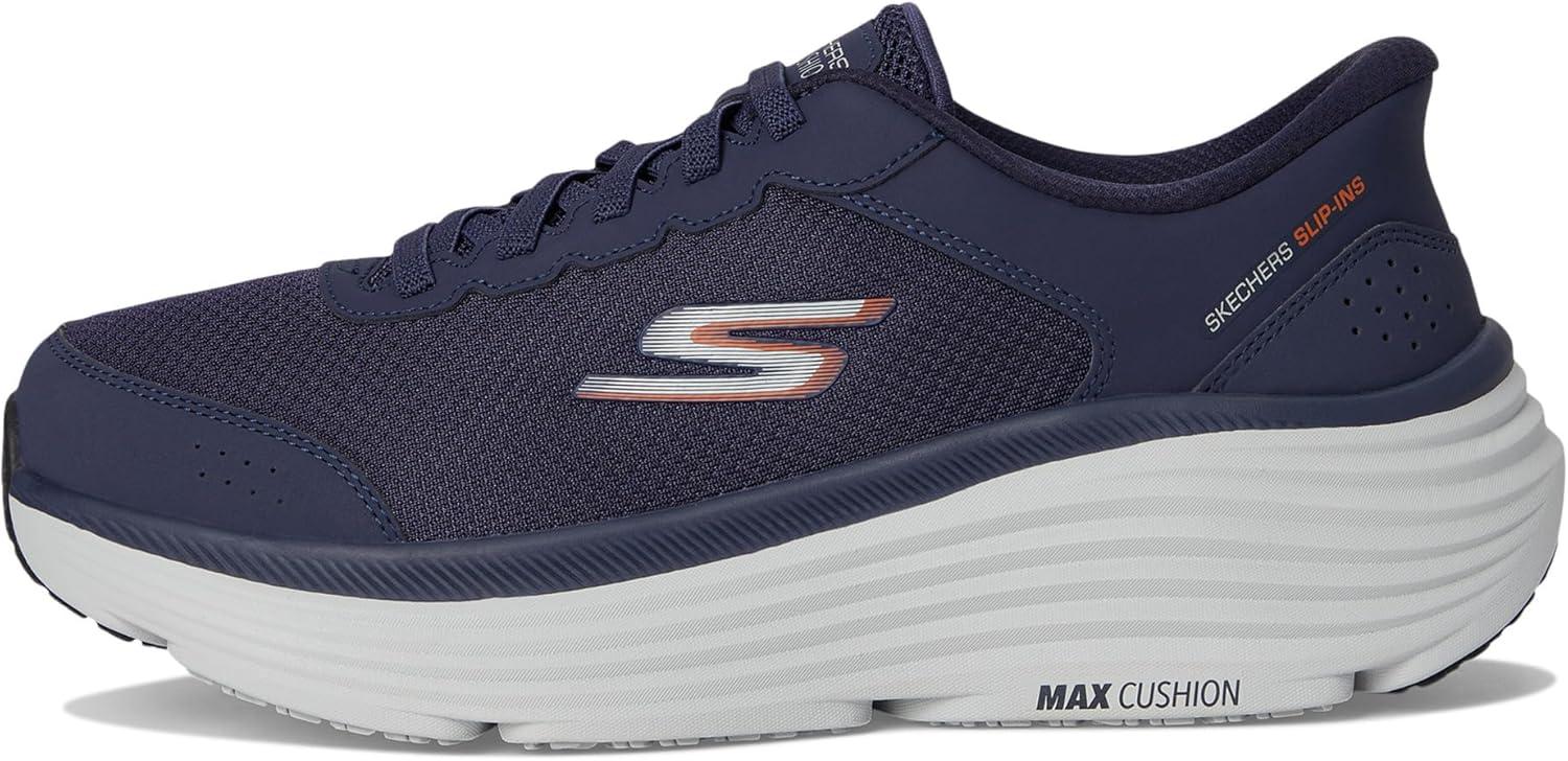 imageSkechers Mens Mens Hands Free Slipins Max Cushioning Endeavour Cardova SneakerNavyOrange