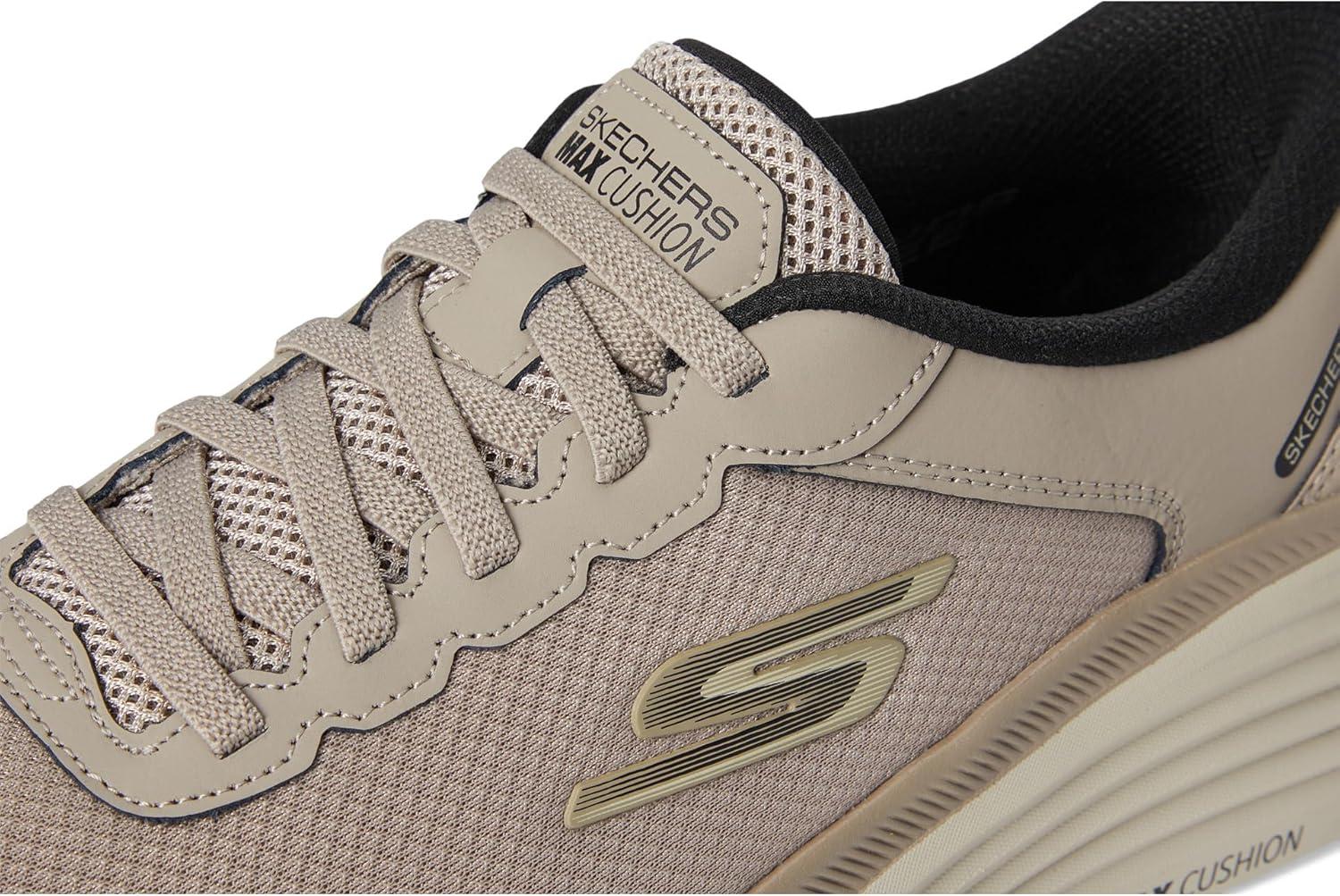 imageSkechers Mens Mens Hands Free Slipins Max Cushioning Endeavour Cardova SneakerTaupeBlack