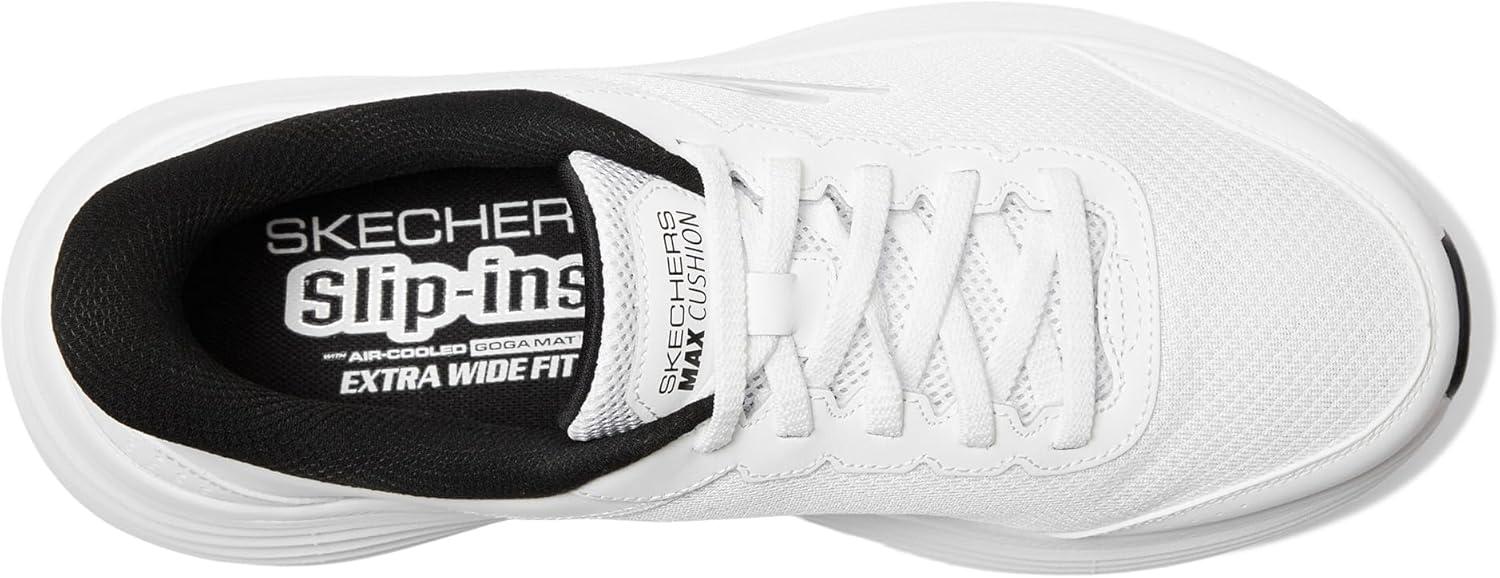 imageSkechers Mens Mens Hands Free Slipins Max Cushioning Endeavour Cardova SneakerWhiteBlack