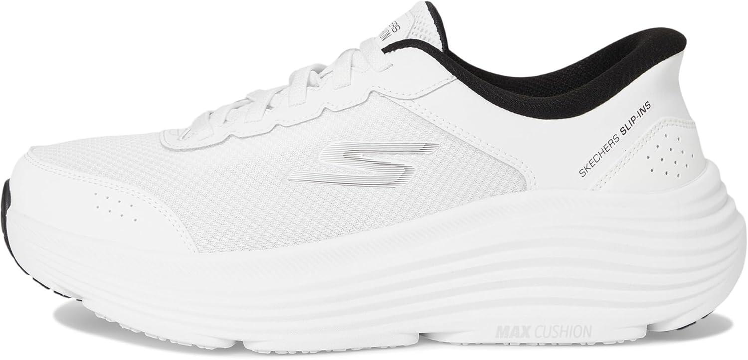 imageSkechers Mens Mens Hands Free Slipins Max Cushioning Endeavour Cardova SneakerWhiteBlack