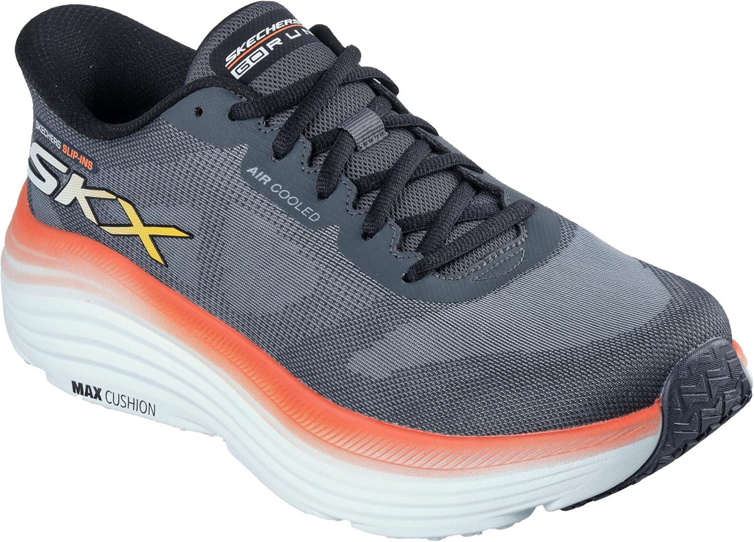 imageSkechers Mens Mens Hands Free Slipins Max Cushioning Endeavour Exciton SneakerCharcoalMulti