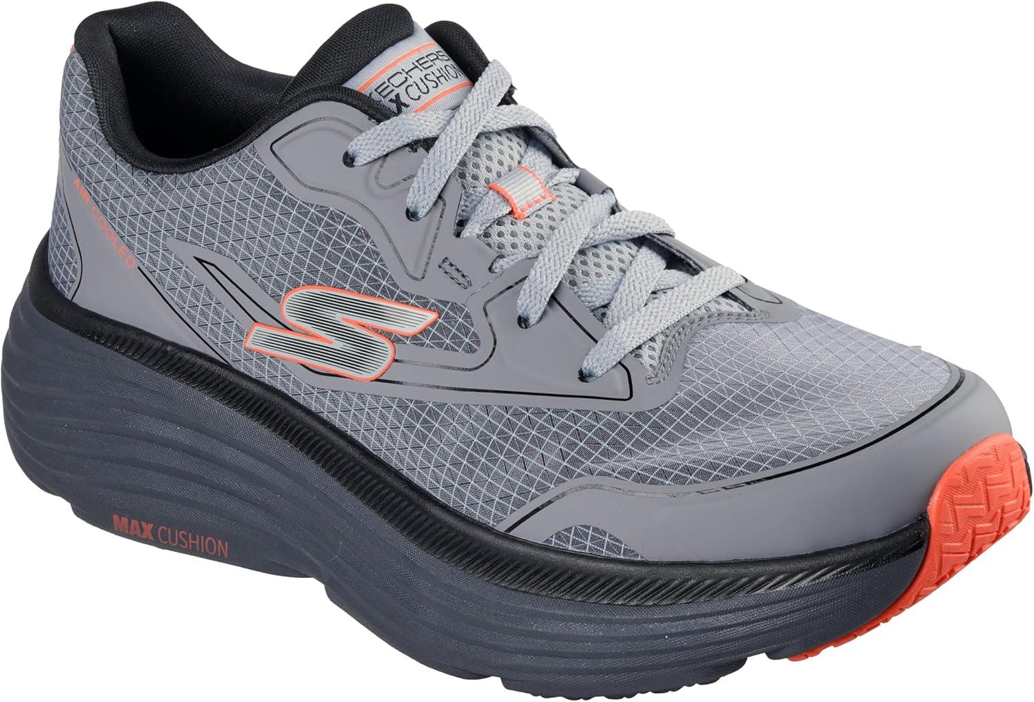 imageSkechers Mens Mens Max Cushioning Endeavour Space Angle SneakerCharcoal