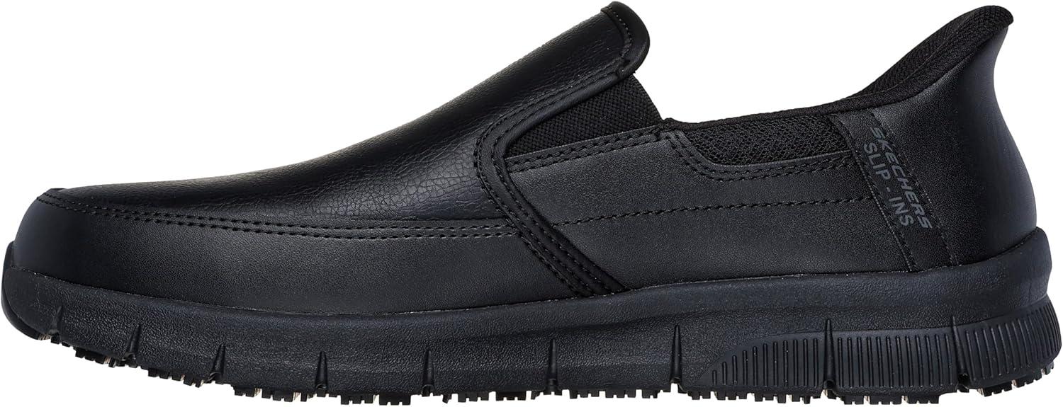imageSkechers Mens Nampa Broxtin Hands Free Slipin Safety ShoesBlack