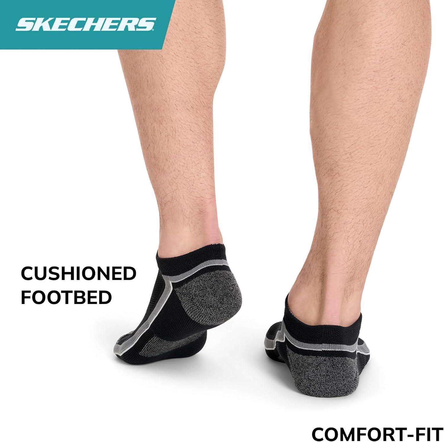 imageSkechers Mens Performance Golf Low Cut Socks 3PackBlack