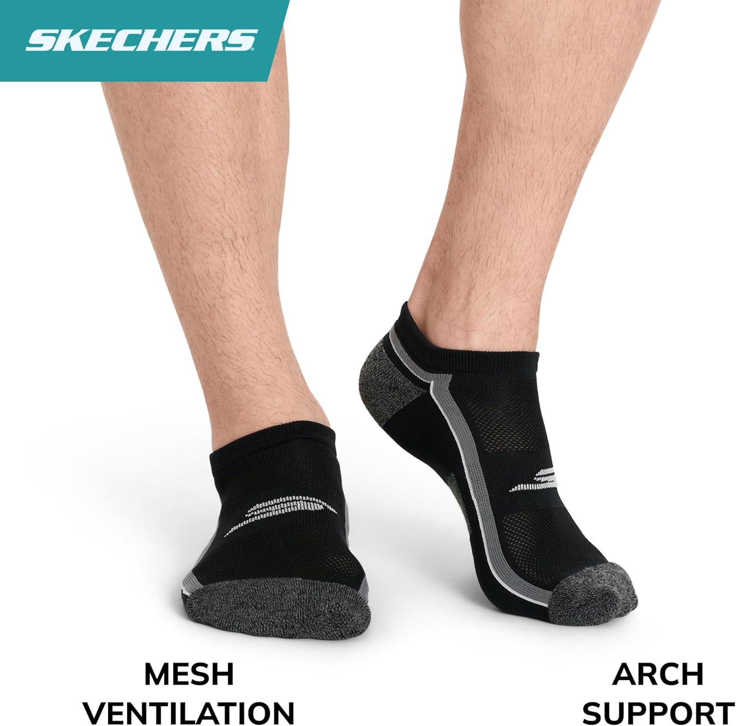 imageSkechers Mens Performance Golf Low Cut Socks 3PackBlack