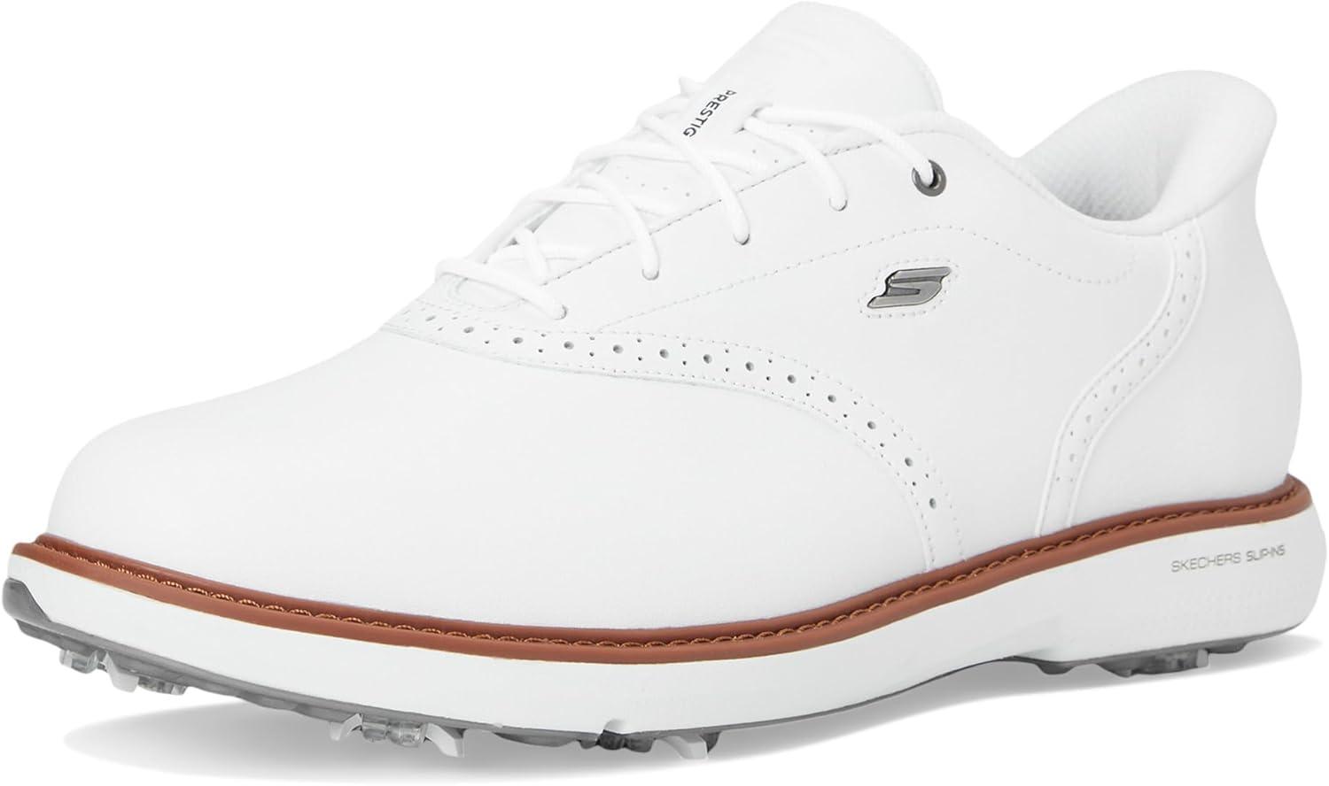 imageSkechers Mens Prestige Slipin Arch Fit Golf ShoeWhiteNavy