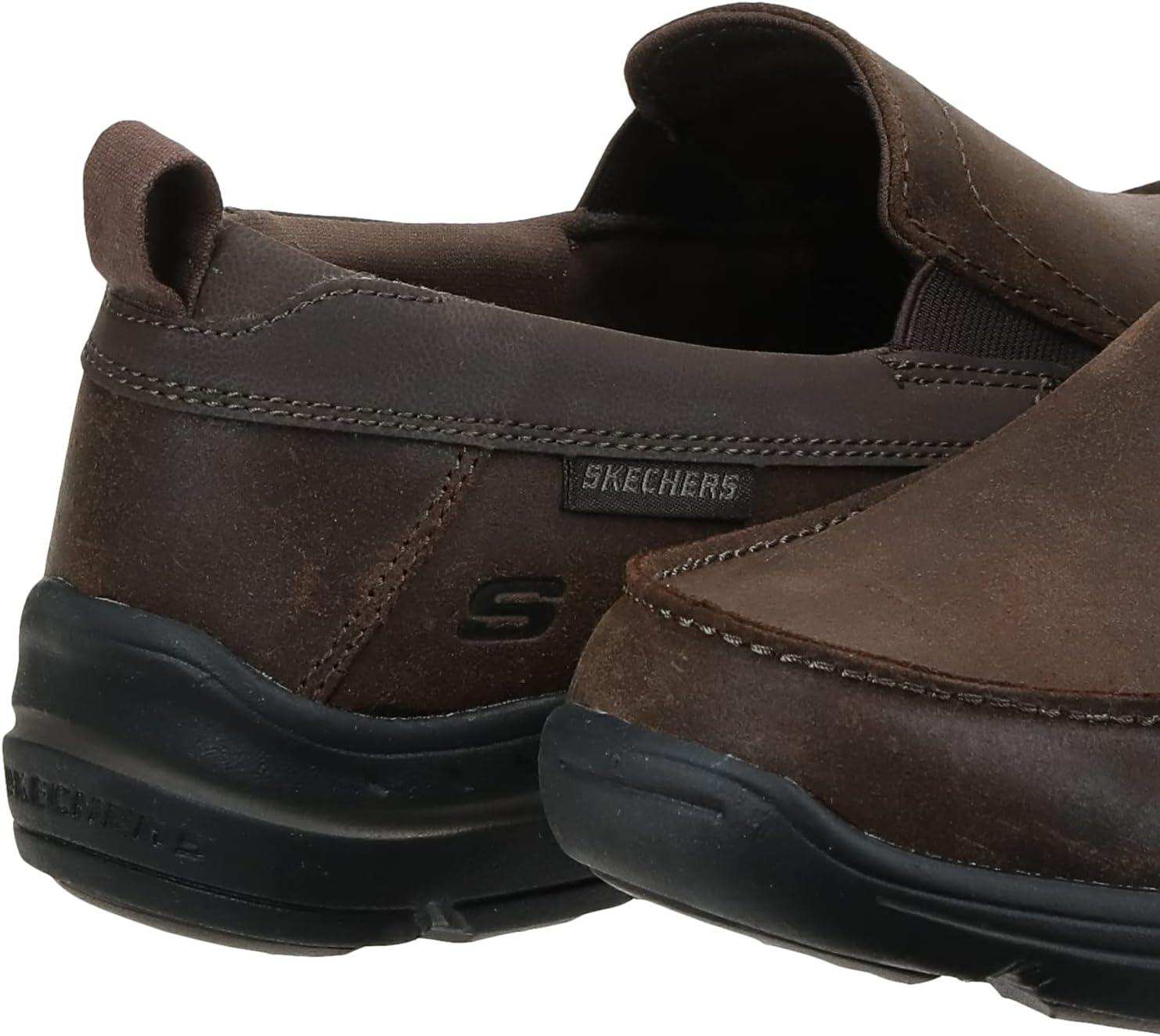 imageSkechers Mens Relaxed Fit Harper Forde SlipOn LoaferDark Brown