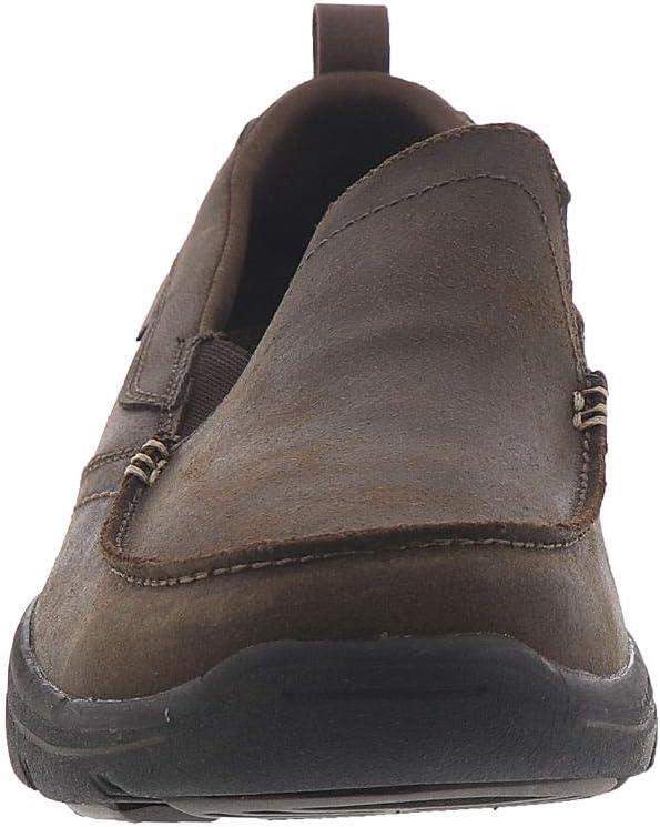 imageSkechers Mens Relaxed Fit Harper Forde SlipOn LoaferDark Brown Leather