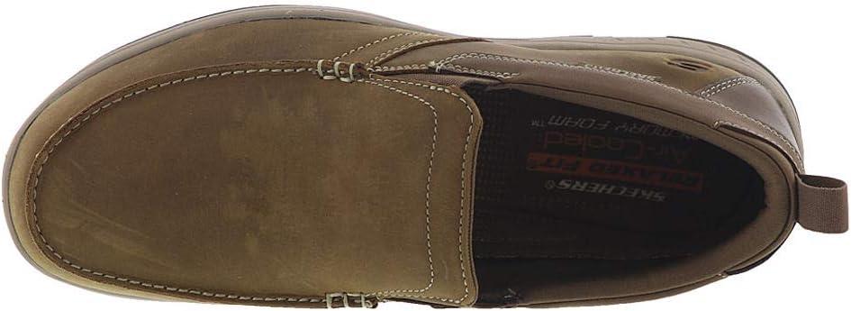 imageSkechers Mens Relaxed Fit Harper Forde SlipOn LoaferDsch Brown
