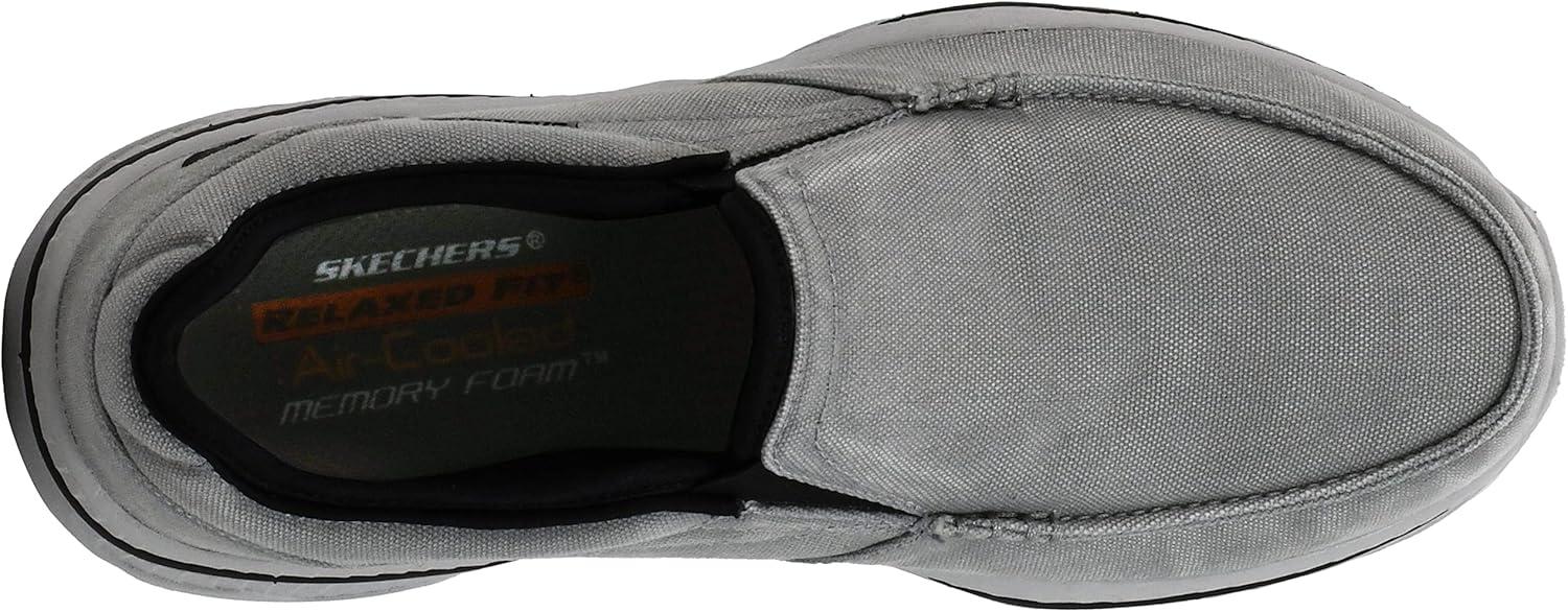 imageSkechers Mens Relaxed FitCrestonMosecoGreyBlack