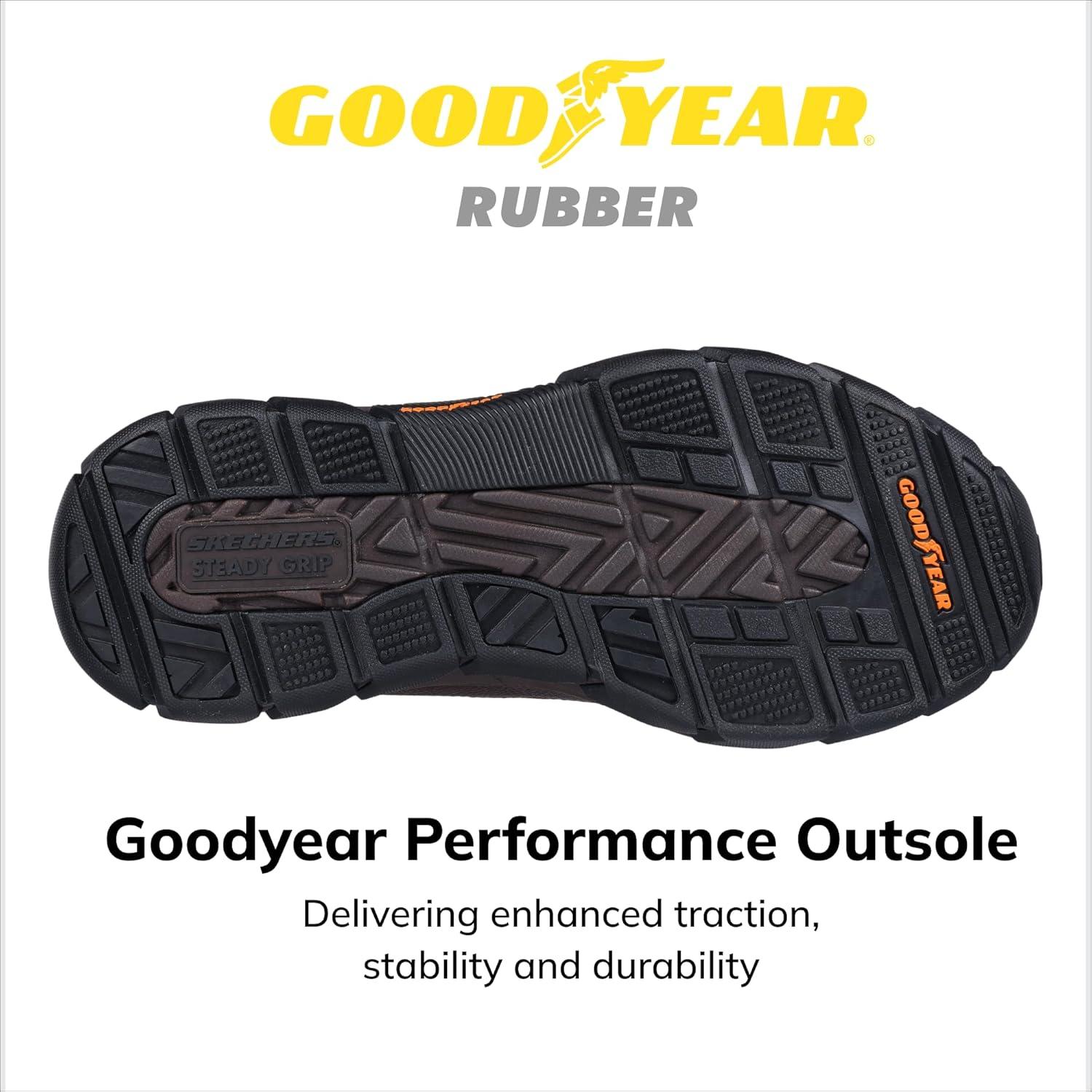 imageSkechers Mens RespectedBoswell Mid Top Leather Moc Toe SneakersRedBrown