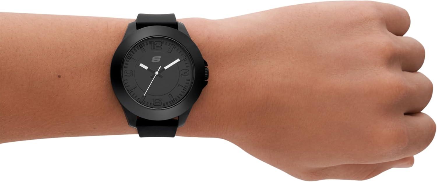 imageSkechers Mens Rosencrans Quartz ThreeHand Watch Color Black Model SR5008