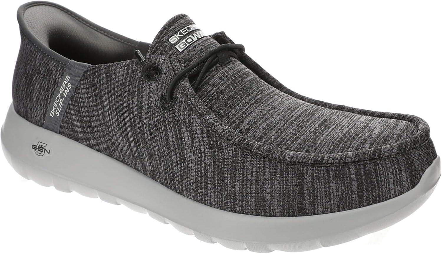 imageSkechers Mens Slip Ins Go Walk Max Free HandsCharcoalBlack