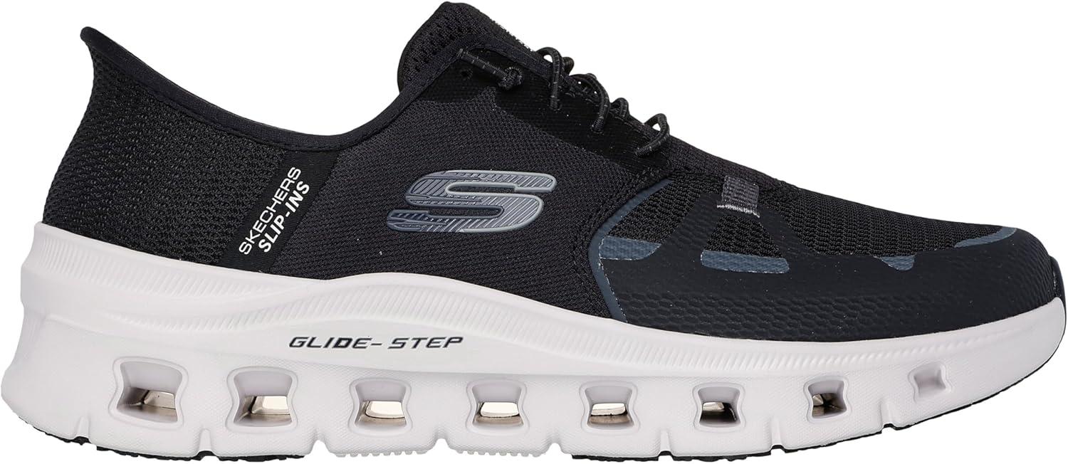 imageSkechers Mens SlipResistant GlideStep Pro Slipins Work SneakersBlackGrey